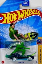 2024 Hot Wheels 17/250 Surf’s Up 2/5 HW: Xtreme Sports ~ Tabla de surf verde