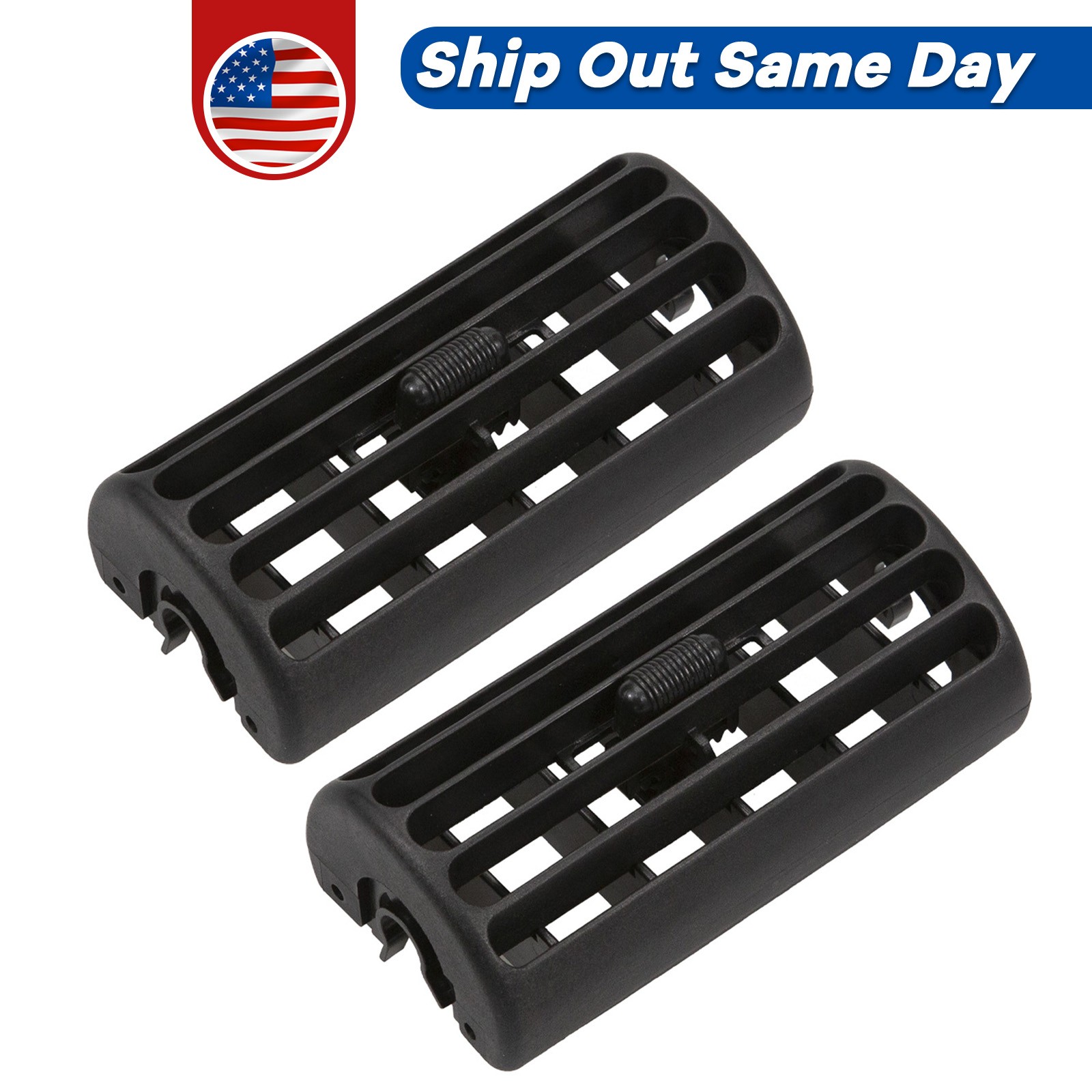 2x Front Air Dash Center Vent AC Grille For Jeep Wrangler TJ 1997-2006 Cherokee