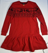 Polo Ralph Lauren Fair Isle Fleece Dress Girls L 12-14 NWOT
