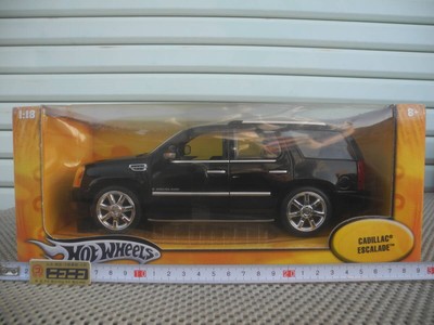 ミニカー HOT WHEELS 1/18 CADILLAC ESCALADE 1/18 Diecast Cadillac Escalade Black Hot Wheels Scale Model