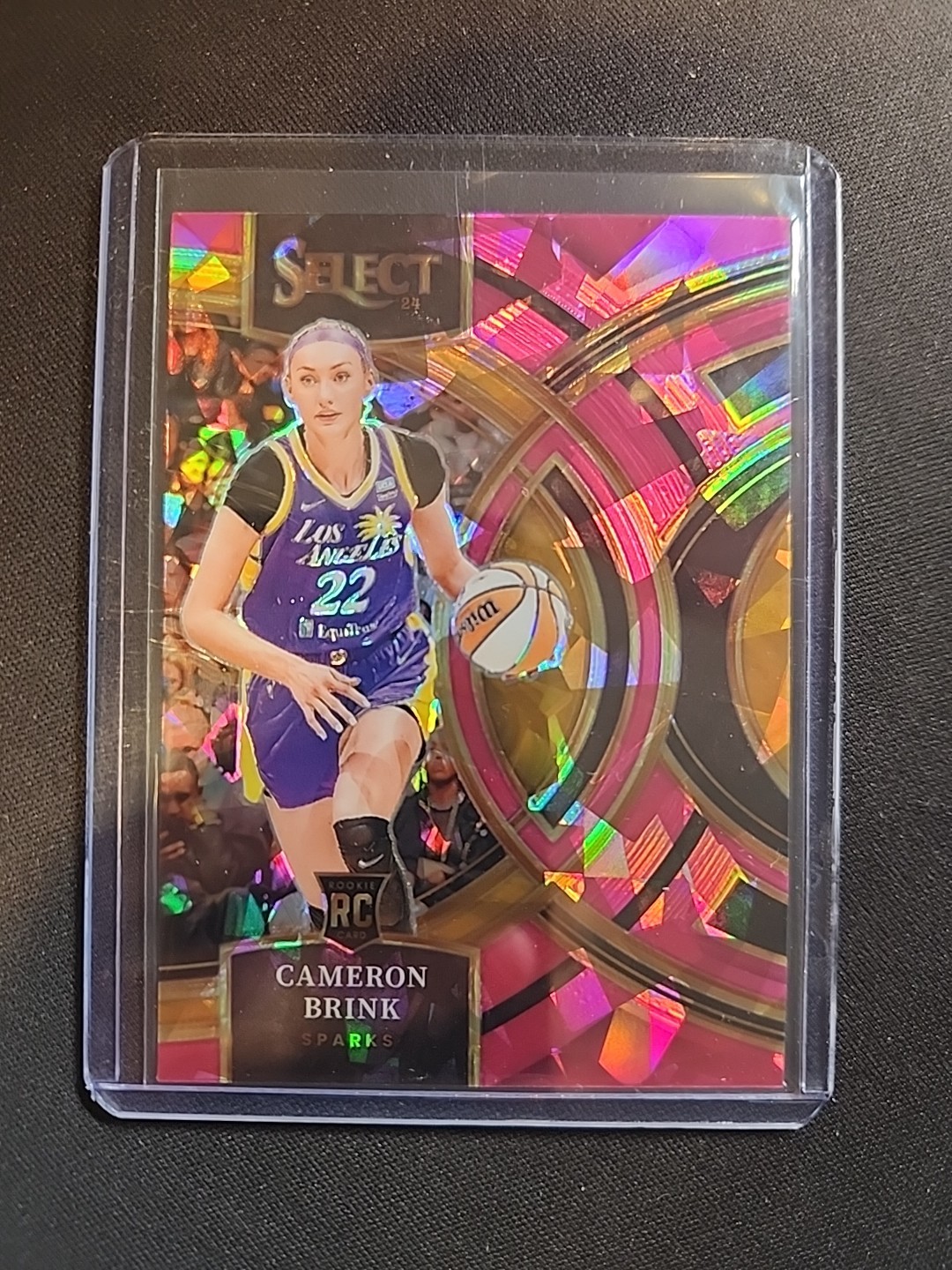 Cameron Brink 2024-25 #191 Select WNBA Pink Cracked Ice Prizm RC