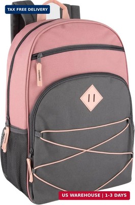 Summit Ridge Boys and Girls School Backpacks with Bungee Cord Front | 17'' Multi