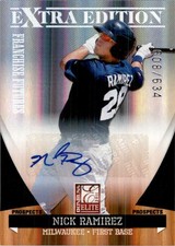 Nick Ramirez 2011 Donruss Elite Extra Edition Franchise Futures Auto #41 608/634