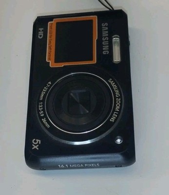 Samsung DualView DV100 16.1MP 5x Zoom Digital Camera With charging
