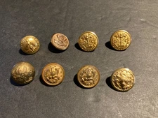 Civil War Reproduction Reenactment Coat Tunic Collar Cuff Buttons