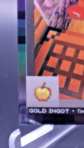 2024 Panini Minecraft Gold Ingot 1 of 1 Card #99 PRIZM 1/1 K247 - Picture 4 of 10