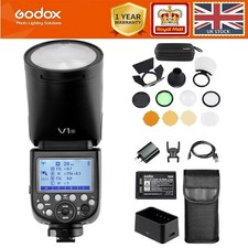 Godox V1S TTL HSS Flash Speedlite for Sony + AK-R1 Accessories Set
