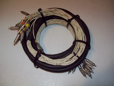 Pro Co Sound Acculink 20' AC/16 16) Wire Recording Snake w/ RCA Plug Ends in GUC