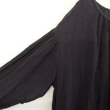 nest Robe Linen Gauze Puff Sleeve Dress Size F