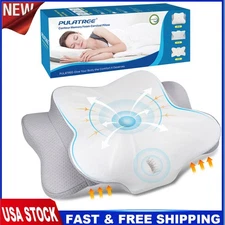 Neck Pillow Soft Cervical Pillow For Neck And Shoulder Pain Memory Foam Pillows