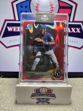 2022 Bowman Draft Chrome Daniel Vasquez Red Lava 1/5! #BDC-74