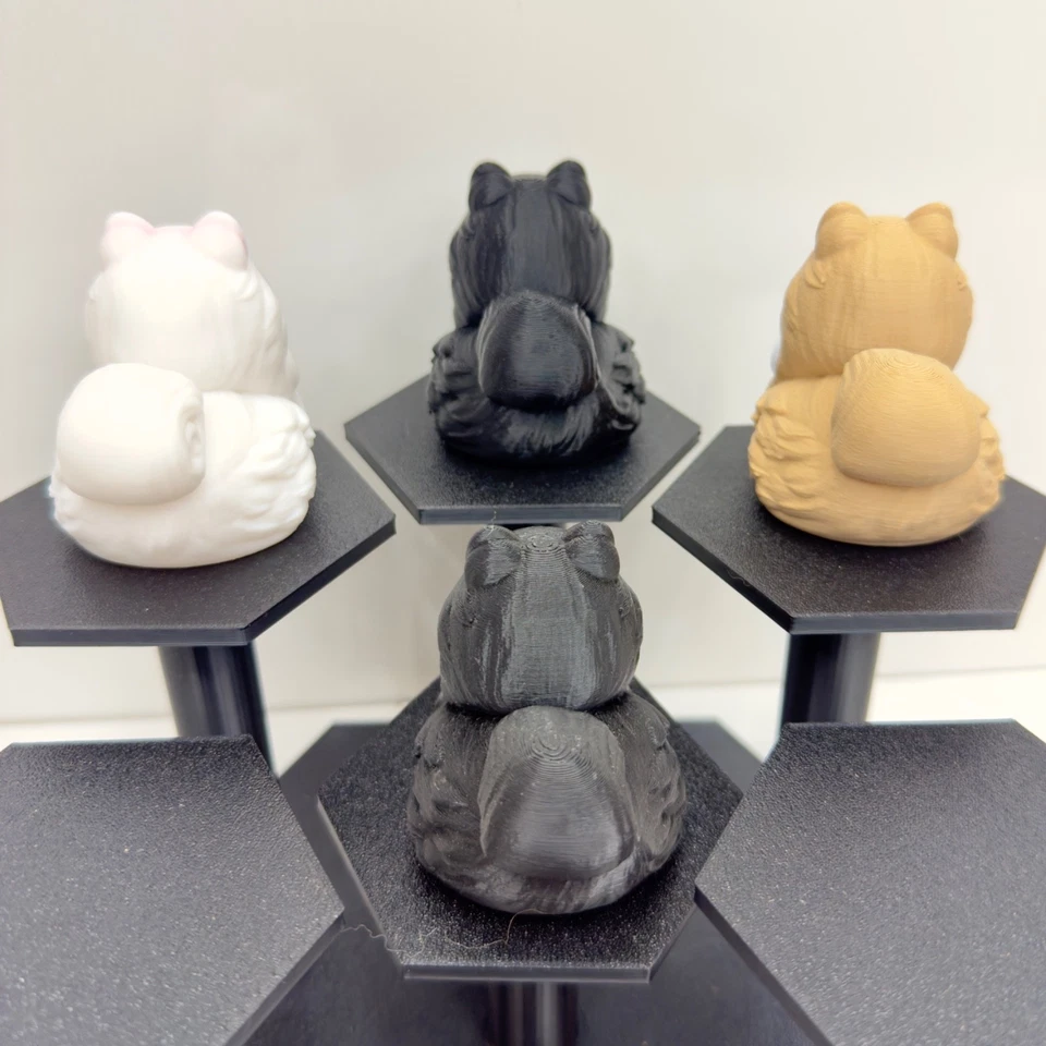 Figura Pato Pomerania | Negro, Blanco, Bicolor o Tostado | Jeep Dashboard Duck Foto 3 de 4