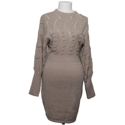 Shein, Kleid, Größe: 34, Beige, Acryl, Musterstrick, Damen #brZ