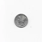 1945 - S  UNITED STATES MERCURY DIME  VF- XF