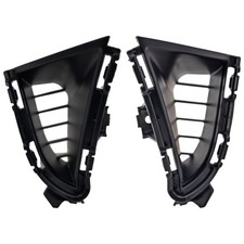 Set of 2 Fog Light Covers Front Driver & Passenger Side Left Right Pair