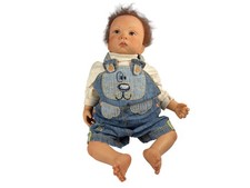 Waltraud Hanl Künstlerpuppe Vinyl Puppe 54 cm. Top Zustand  