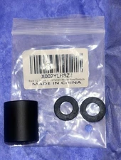 iFealClear Black Matte Brass Pipe Fitting G 1/2 Female x G 1/2 Female Adapter