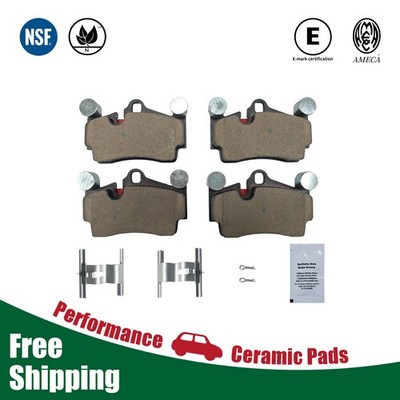 Rear Premium Ceramic Brake Pads for Audi Q7 Porsche Cayenne Volkswagen Touareg