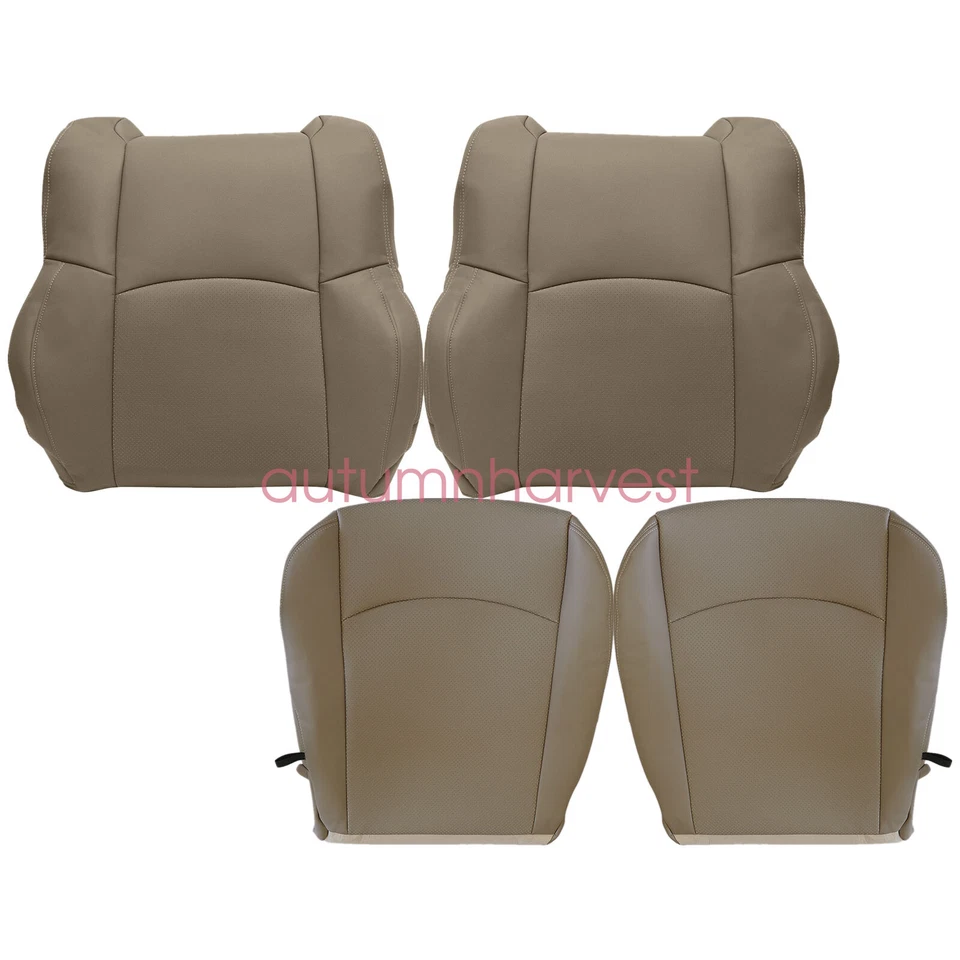 Cubierta de asiento de cuero inferior y superior lateral para Dodge Ram 1500 Laramie 2009-2012 Foto 2 de 4