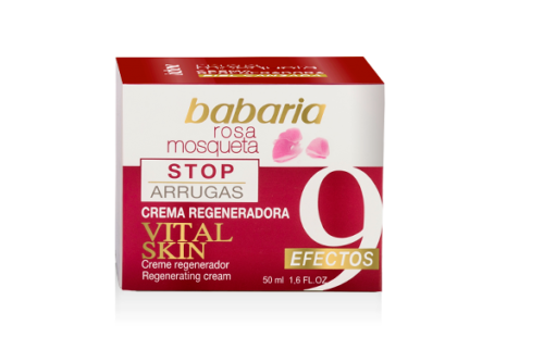 BABARIA CREMA REGENERADORA 9 EFECTOS VITAL SKIN STOP ARRUGAS 50ML