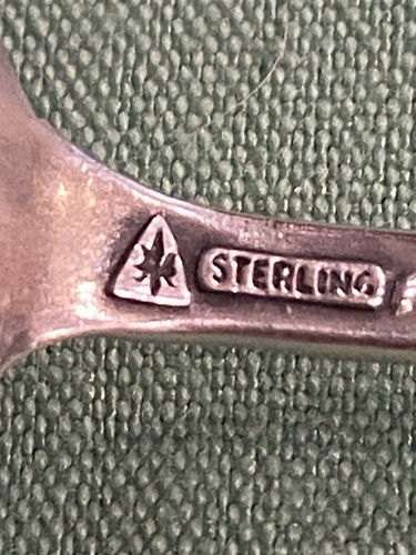 Sterling Antique Mayer Mt. Rainier Seattle Washington Fish Mining (S163) - Picture 9 of 17