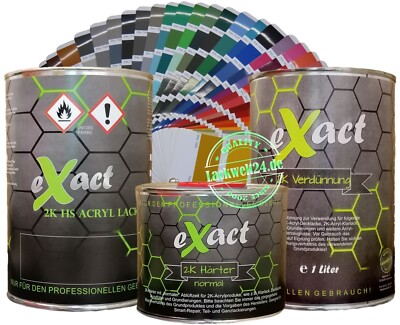 eXact 2K-HS-Acryl-Lack (Set), Peugeot (1636) Jaune Taxi de Greece, glänzend