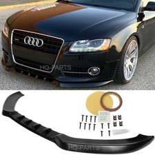For 08-12 Audi A5 Base B8 Mx Style Front Bumper Lip Spoiler Chin Unpainted Bk Pu