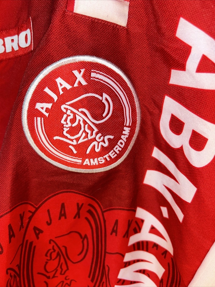 Umbro 97-98 AJAX Amsterdam Netherlands Home Soccer Football Jersey