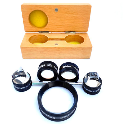 Brand New W/Case 20D 90D 78D 3 Mirror & 4 Mirror Gonio & BIO Centre Retina Lens