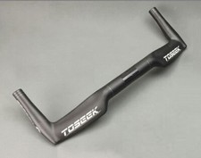 Carbon UD Road Bike 31,8 mm TT Bullhorn Bar manubrio triathlon 42/44 cm nero