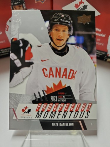 2024 Upper Deck Team Canada Juniors Prospectus Momentous (PM1-PM50) - YOU PICK - Picture 8 of 41