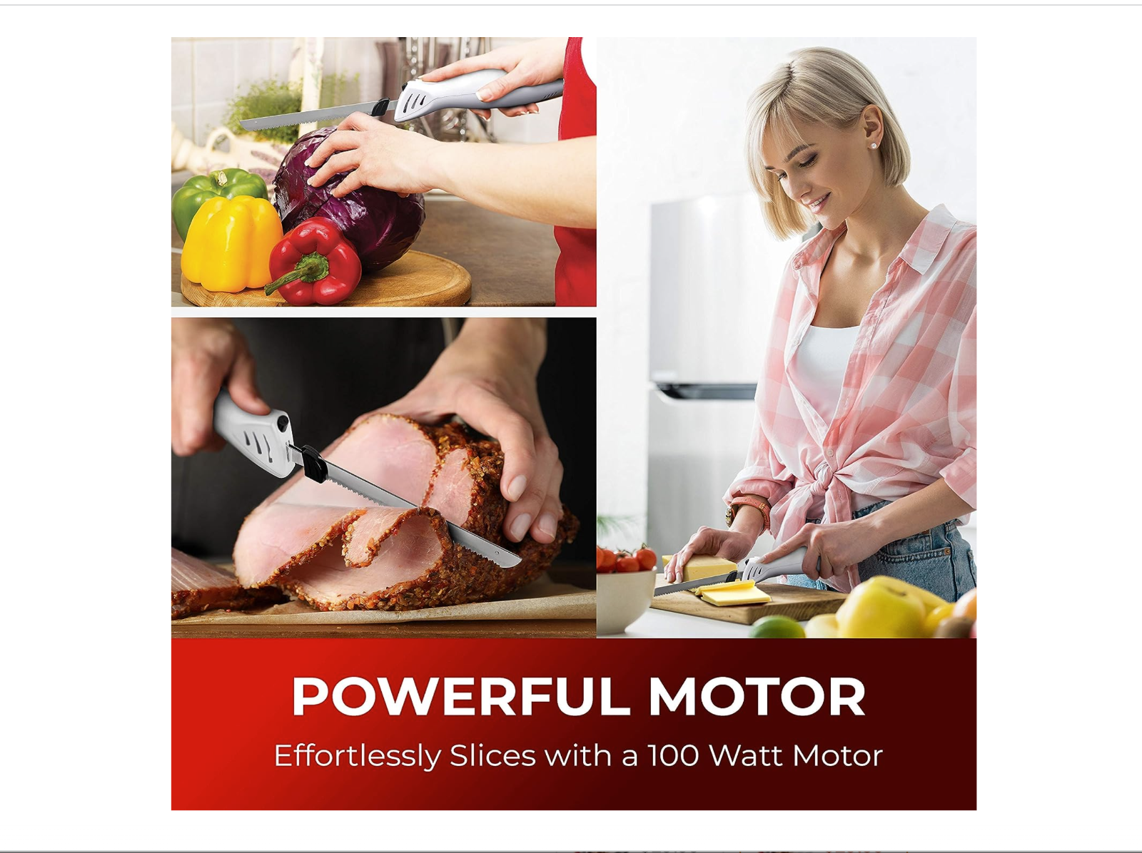 Mueller UltraCarver Electric Knife for Carving Meats, Poultry, Bread