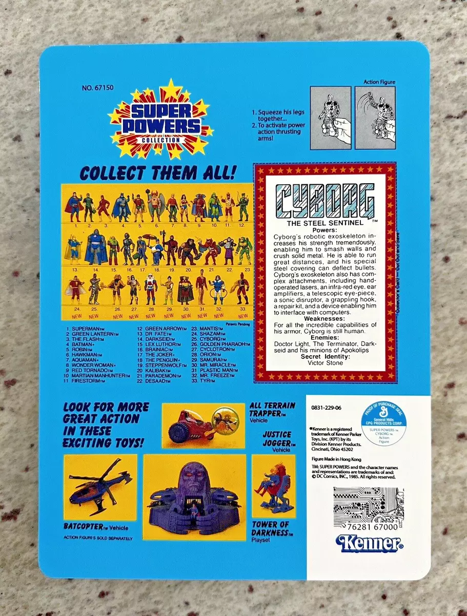 Custom Kenner Super Powers - SUPER AMIGOS RIDDLER - Mint-on-Card!