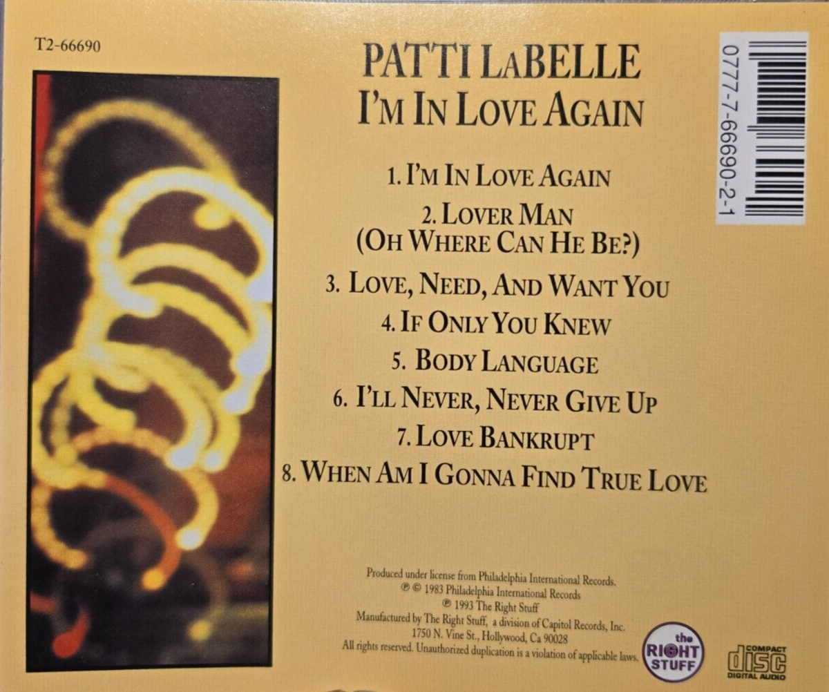 洋楽 Patti LaBelle I'm In Love Again CD Patti Labelle : 