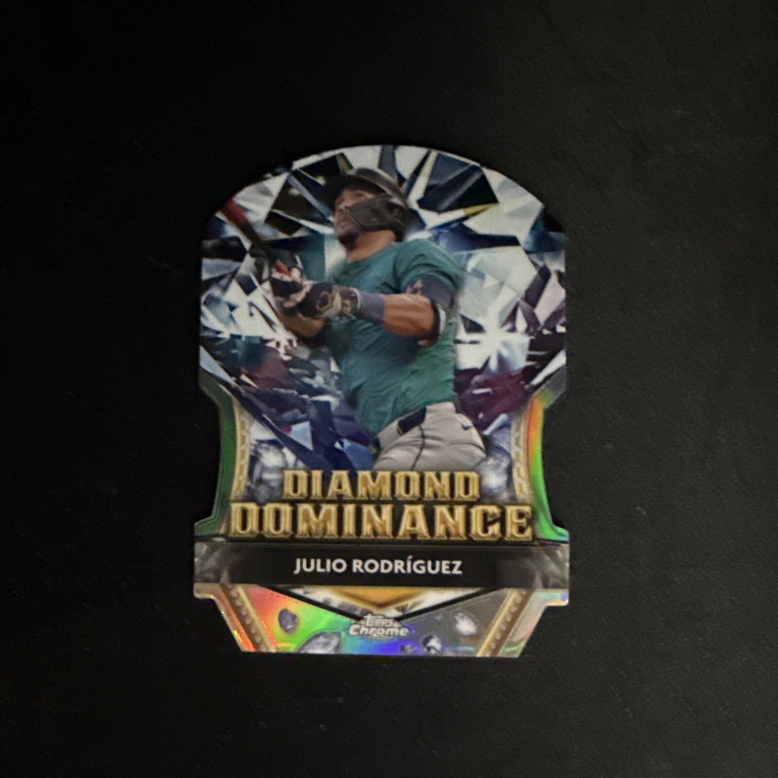 2024 Topps Chrome Update Julio Rodriguez Diamond Dominance Die Cut #DD-5 SP