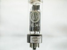 1x Mullard Blackburn EL34 - Xf3 B1K4  Code NOS testet OO-Getter 6CA7 N.09