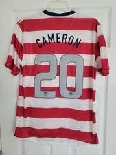 Nike USA US Soccer USMNT 2012 Waldo Home Jersey Geoff Cameron #20 Size M