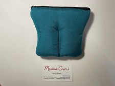 Messina Covers 2 Tuba Mouthpiece Case Pouch Double Bag Teal