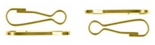 100 GOLD Spring Snap HOOKS 1-1/4" long for ZIPPER Pulls Purses, Backpacks Crafts