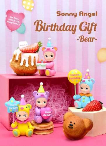 Sonny Angel Birthday Bear kawaii kewpie cute mini figure 【1pcs Random blind box】 - Picture 1 of 12