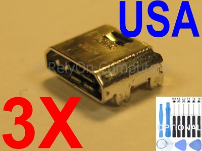 3x Micro USB Charging Port For Samsung Galaxy Tab 3 Lite 7.0 SM-T110 SM-T111 USA