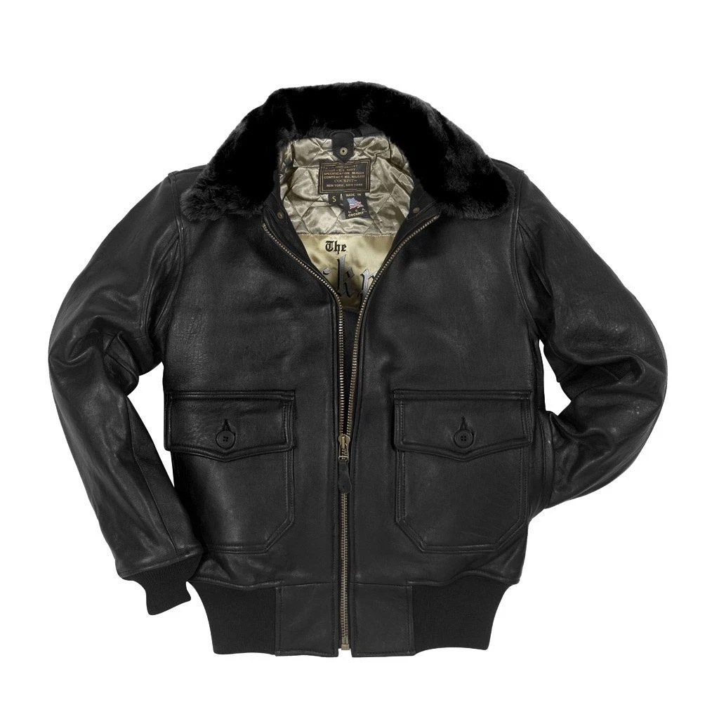 ジャケット・アウター 00s vintage g1 flight jacket black y2k Cockpit G1 In Men's Coats & Jackets for sale | eBay
