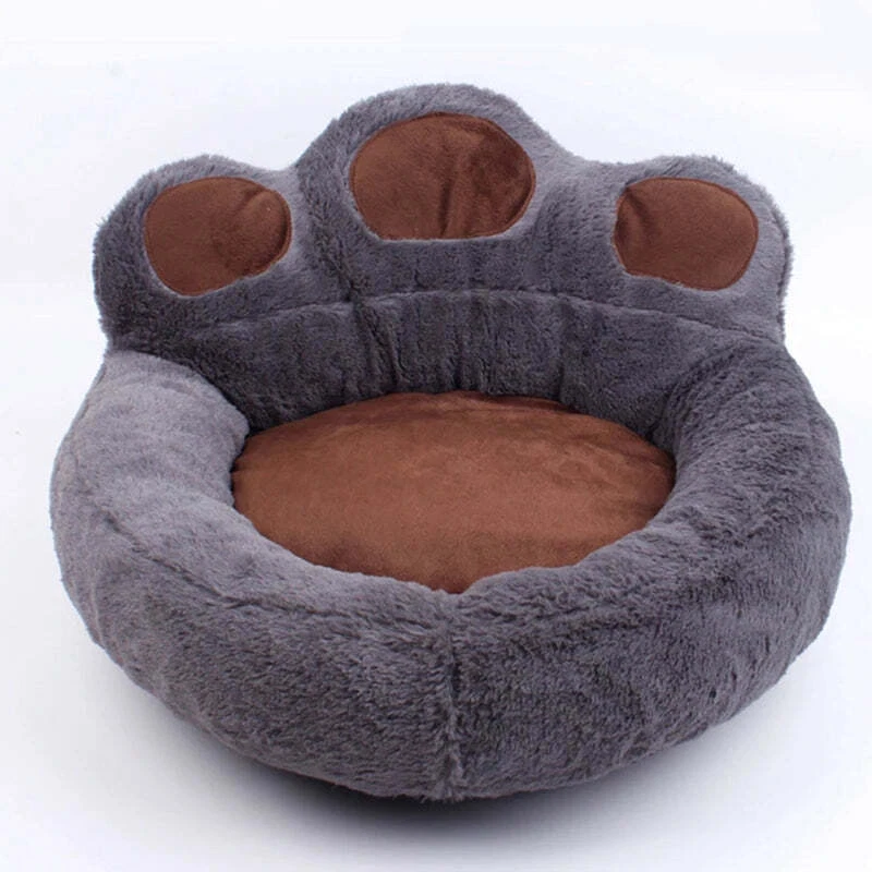 DECASSA Dog Bed Pet Mattress Cozy Paw Print Soft for Relaxing Sleep