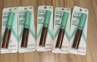 Almay Clear Complexion Concealer Salicylic Acid 600 Dark Damaged Box Lot Of 5