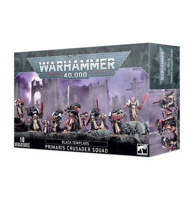Warhammer 40k Black Templars Primaris Crusader Squad NEW in BOX