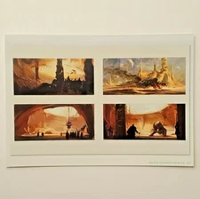 Star Wars Attack of the Clones Concept Art Postcard