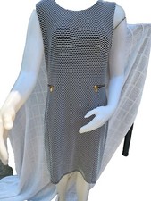 Calvin Klein Black & White Sheath Dress 12