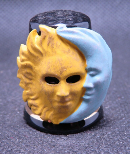 STERLING CLASSICS THIMBLE COLLECTION VENICE MASKS - SUN AND MOON