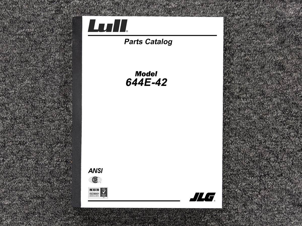 Lull Telehandler 644E-42 Parts Catalog Manual | eBay