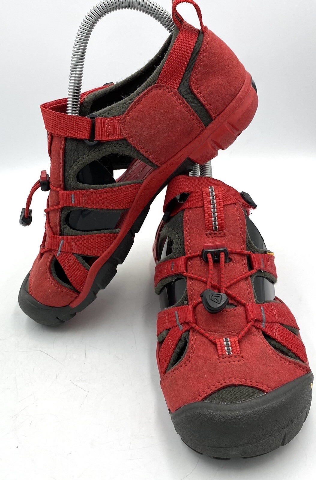 Sandali Keen Youth Big Kids Seacamp 2 CNX punta chiusa outdoor rosso gancio passante taglia 5